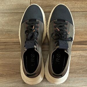 Cole Haan Men's Black and Olive Green Low-Top Sneakers